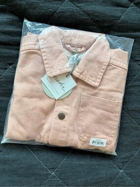 NWT 2-3T Pehr vintage twill button up chore jacket